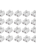 20 Pack Spring Wire Connector Cable Clamp Terminal Block Kit for DIY Wiring Projects, CH2 Compatible, Secure, Durable Plastic