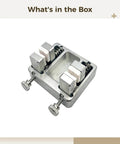 Beefy Aluminum Soldering Clamp For Quick PCB Fixes And Precise Wiring with stable table mount jaw and ceramic grips