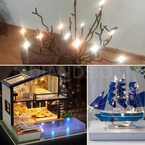 Badass E5 And E5.5 Led Bulbs 24V White Screw Base Replacement For Model Train Layouts Locos Wagons illuminated decor images