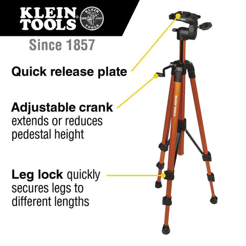 Lightweight Aluminum Tripod With Mount For Laser Levels And Tools Flexible And Stable On Uneven Terrain 360 Degree Pan And Tilt