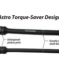 Ten-Piece 3/8 Inch Drive Pinless Universal Torque-Saver Impact Extension Socket Set Metric 9 Inch Long close-up view