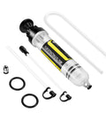 Knuckle Busting 200Cc Fluid Extractor And Fill Hand Pump manual oil change syringe with accessories for fluid transfer.