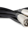 XLR cable included in USB-C Audio Interface Kit With 2 In 2 Out, Nova Black Condenser Microphone, Shock Mount, and HD Headphones