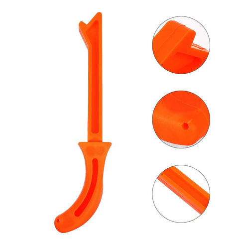 Heavy Duty Woodworking Push Block Handle For Table Saw And Jointer Safety Push Stick Orange Carpenter Grip For Ripping And Fine Woodworking Projects Pro, close-up details