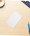 Clear Glassine Envelopes 200 Pack Self Sealing Small Paper Bags For Treats Seeds Cards Invitations And Mailings on desk