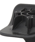 Close-up of mounting base of Luggage Wheel Replacement Set Of 2 Easy To Install Suitcase Caster Wheels. Durable ABS material.