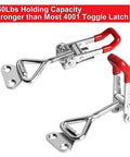 Six Pack Toggle Latch Catch Set With Adjustable Clamp For Cabinets And Boxes Self Locking Linkage Delivers Steady Clamping Easy