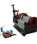 Professional Electric Pipe Threading Machine Featuring A Rock Solid 750 Watt Motor And 110 Volt Hookup for efficient steel pipe processing.