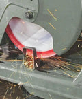 12 Inch Segmented Rim Diamond Edge Cutoff Wheel For Metal, 1 Inch Arbor, Wet Or Dry Use cutting steel with sparks