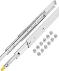 Heavy Duty 22 Inch Drawer Slides 500 Lb Full Extension Side Mount Ball Bearing Rails With Dual Lock and mounting hardware