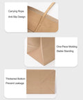 Close-up of Custom Dope Design Paper Shopping Bags With Handles, showcasing craft details like rope handles and thickened bottom.