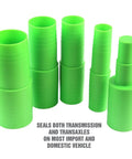5 Piece Transmission And Transaxle Plug Set With Leak Proof Stepped Design For Universal Fit In Most Domestic And Import Vehicles