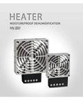 Compact Cast Aluminum Electric Air Heater With Industrial Distribution Box 100 To 200 Watt 220 Volt High Performance Cartridge in a dual design.