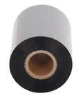 Wax Thermal Transfer Ribbon For TSC Printers Antistatic Cartridge 110mm By 70m And 80mm By 300m Delivers Clear Crisp Barcodes Labels And Graphics With Durable No Fuss Smudge Proof Printing black ribbon roll close-up