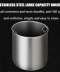 Kick Ass Heavy Duty Air Pressure Pot Holds 2 5 Gallons For Super Smooth Spray Jobs And Continuous Paint Mixing Pushes Up To 6 Bar With A Rust Resistant Build Designed For Shop Techs And Hard Working Handy Crews Seeking Dependable Day Shift Gear, stainless steel large capacity bucket with anti-corrosion features.