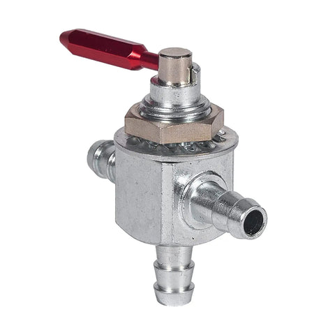 2 Pack Two Way Cut Off Fuel Valve Kit Replacement For Scag Husqvarna Lawn Boy Toro And More Inline Gas Petcock with barb fittings