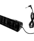 Bottom view of Universal Sustain Pedal For Yamaha Casio MIDI Roland Digital Keyboards And Pianos With Polarity Switch Six Foot Cable