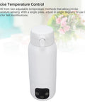 Cordless Portable Travel Electric Kettle 500ml 316 Stainless Steel with precise temperature control features.
