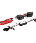 Bright Front And Rear LED Light Kit For 1 Fifth Scale RC Cars Fits Baja 5B And Rovan Models Includes Wireless Controller components