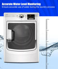 Washer Piezoresistive Water Level Sensor Replacement For Real Time Tub Monitoring, Delivers Accurate Water Level During Wash, Rinse, And Spin Cycles, Plug And Play, Stable Performance And Easy Install. Front load washer water level graphic.