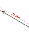 SFU1605 Ball Screw Kit 1050mm RM1605 with Bearings BK12 BF12 end machined, shown at 41.33in length with ball nut housing