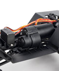Durable Steel Frame RC Crawler Chassis with 2-Speed Gearbox, reinforced nylon axles, and wires for JJRC C8809/C8801 upgrade.