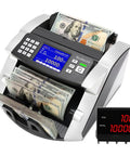 Fast Money Counter With Touch Screen And Multicurrency Support USD EUR CAD MXN, Four-Way Counterfeit Detection UV MG IR DD