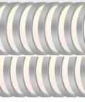 Slick 5.5 Inch Led Pancake Light 20 Pack with brushed nickel finish showing dimmable surface mount ceiling fixtures.