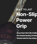 Nylon Work Gloves With 3D Comfort Fit And Power Grip For Gardening And Yard Work Lightweight Breathable Touchscreen Ready Durable Reinforced Seams Great For Warehouse And Delivery Drivers Black Size Small 3 Pairs showing non-slip power grip on slippery pole