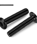 1/4-20 X 2 Inch Flat Head Socket Cap Screws For Furniture, Countersunk Connectors, Fully Threaded, Stainless Steel 18-8 304