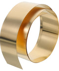 Brass Sheet Roll for Jewelry Making and Crafting with Copper Foil Tape for Grounding and Heat Transfer, Dope for Automotive Parts, Mechanical Projects, and Craft Foil Applications, Easy Cut and Form with High Thermal Conductivity. rolled brass sheet tape