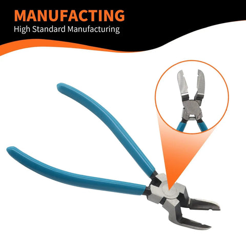 Heavy Duty Diagonal Cutting Pliers And Wire Flush Cutters With Sleek Non Slip Rubber Handles That Snip And Strip Cables Dead Easy For Weekend Shop Projects And Fixes, featuring a close-up of the cutting head.