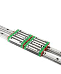 Flawless Smooth As Butter Heavy Duty Hgr15 Linear Guide Rail Pair Plus Hgh15ca Precision Slide Block Kit for CNC machines.