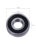 Tough As Nails Deep Groove Ball Bearings 6305 2RS 62X25X17Mm Double Sealed Chrome Steel showing dimensions of 62mm, 25mm, 17mm.