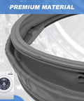 Washer Door Gasket Replacement MDS47123619 for Front Load Washers close-up showing premium material