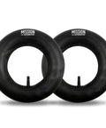 Two 4.80/4.00-8 inch tire inner tubes for wheelbarrows and trailers, heavy duty rubber, pack of 2, durable replacement, easy install.
