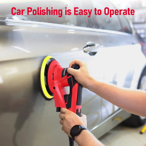 Heavy Hitter Electric Random Orbital Sander With 350W Brushless Motor And 10000 RPM For Quick Woodworking Carpentry Polishing Delivers Glassy Smooth Finishes Every Session Comes Loaded With 12 Premium Grit Sanding Papers Shop Tough Build