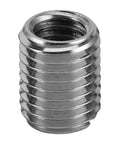 10Pcs Self Tapping Thread Inserts Kit M8x1 Male And M6x1 Female Threads With Extension Sleeve Conversion For Dope Solid Thread Upgrades And Quick Metal And Furniture Fixes, 303 stainless insert