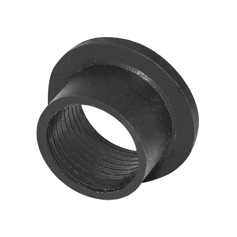 Three Pack Heavy Duty Flanged Bushings 6715163 No Sweat Install Fitment For Bobcat T110 T770 Track Loaders And S66 S770 Skid Steer, black metal bushing.