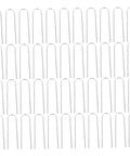 Heavy Duty Galvanized U Shaped Ground Stakes Pack Of 50 For Garden Membranes And Outdoor Fixes Durable Nails With Beveled Ends For No Fuss Ground Mounting And Easy Installation