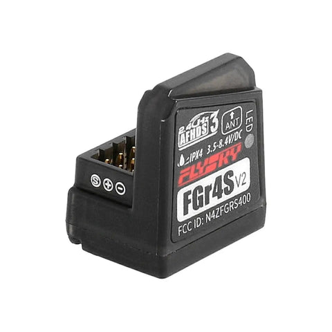 Flysky FGr4S V2 Receiver For Noble NB4 And Noble Pro Transmitters, AFHDS 3 4 Channel RC Receiver with PPM I-Bus PWM Outputs