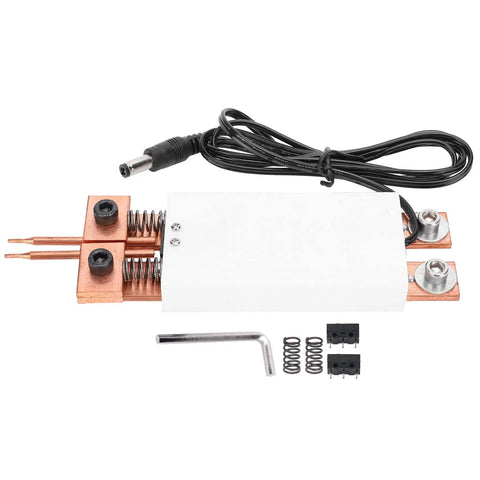 Handheld Spot Welding Pen With Retractable Handle And Japanese Ball Head Pins For DIY Battery Pack Assembly No Power Supply Needed Heavy 800A Current Cordless Tool For Home Projects And Gear Repair components with copper pins and springs.
