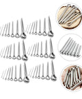 304 Stainless Steel Roll Pin Set 220 Piece Cotter Pin Assortment Kit For Cars Trucks And Small Engines Lower Parts Hardware DIY Friendly Ride Ready Easy Install Durable Automotive Hairpins And Springs, assorted sizes