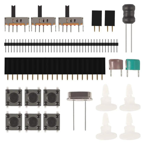 DIY Oscilloscope Kit With Two Point Four Inch TFT Display 1MSPS Digital Scope For Hands On Electronics Learning components display