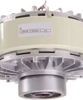 Close-up view of 25 Nm 24V DC Magnetic Powder Clutch Tension Motor with Magnetic Brake for Precise Braking Torque Control.
