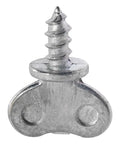 Rust Resistant License Plate Thumb Screws 8 Pack With Durable Die Cast Zinc and Sharp Self Tapping Threads For Fast Tool Free Swap On Cars Trucks And Suvs Ready For The Open Road close-up view of a thumb screw with self-tapping threads.