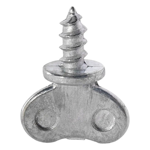 Rust Resistant License Plate Thumb Screws 8 Pack With Durable Die Cast Zinc and Sharp Self Tapping Threads For Fast Tool Free Swap On Cars Trucks And Suvs Ready For The Open Road close-up view of a thumb screw with self-tapping threads.