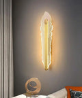 Hella Smooth Game Changing Geometric LED Wall Sconce With Dope Phoenix Tail Design And Acrylic Shade, 20W wall-mounted light.