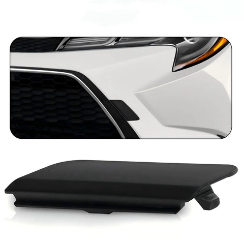 Toyota Corolla Front Tow Eye Cover Cap Replacement For Front Bumper Fits 2020 2021 2022 LE L XLE Hybrid Models Durable ABS Plastic Gloss Finish Easy Snap In Installation