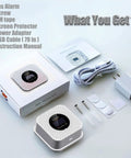 Natural Gas Detector With 10 Year Lifespan For RV And Home, package contents including device, USB cable, power adapter, screws